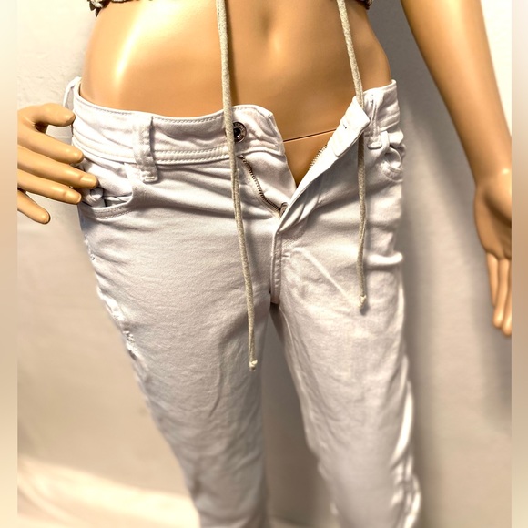10067 Women’s White skinny jeans size 4 - Picture 3 of 11